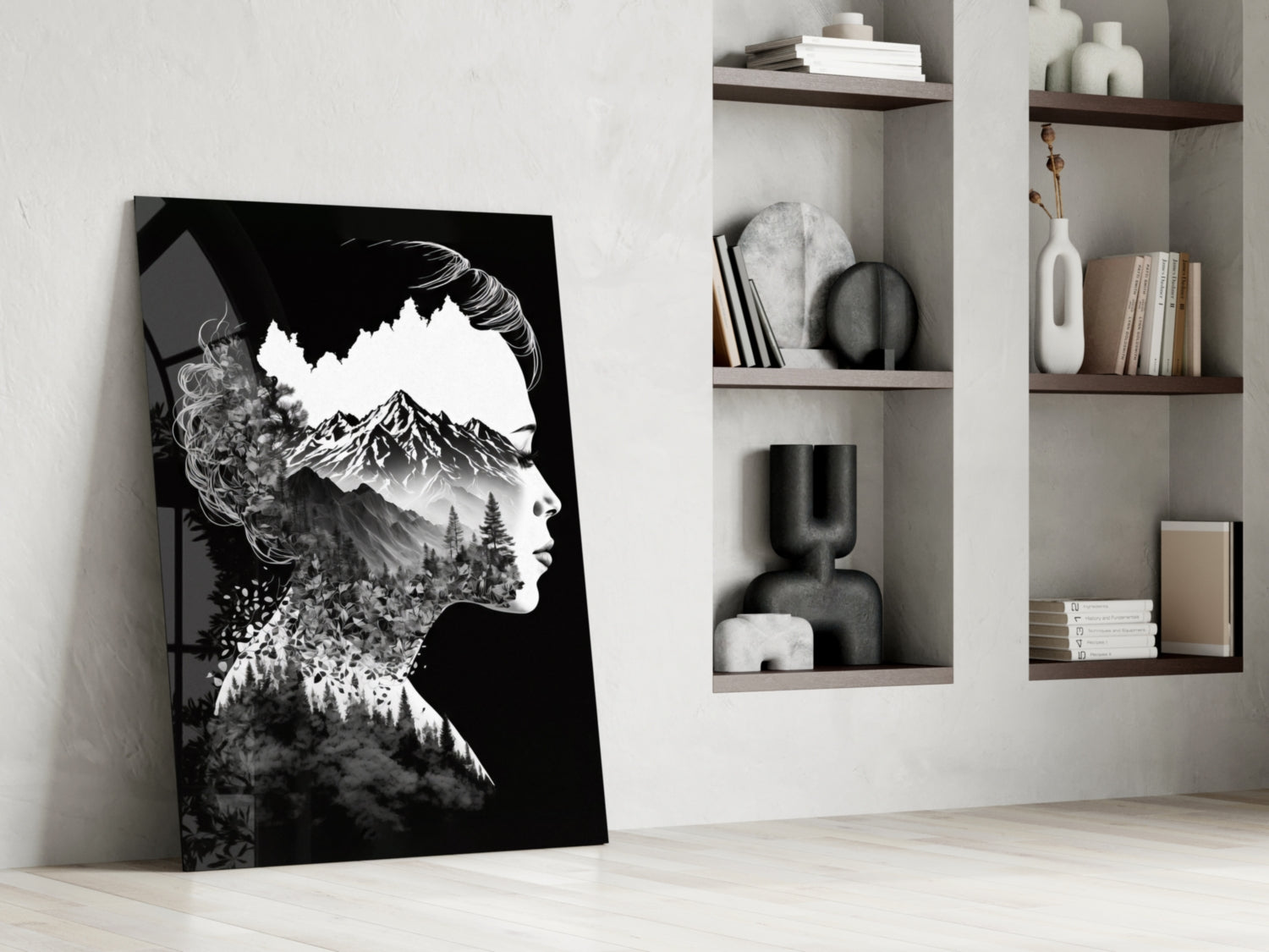 Forest in my Mind Glass Wall Art || Designer Collection