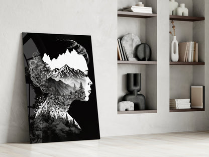 Forest in my Mind Glass Wall Art || Designer Collection