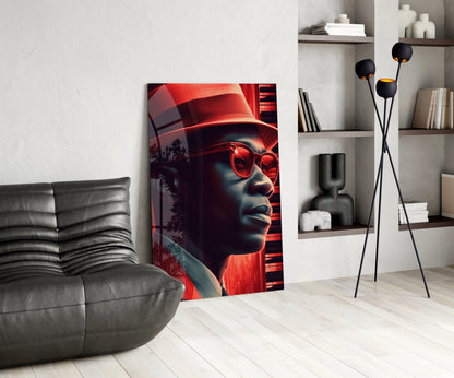 Jazz  Glass Wall Art || Designer Collection