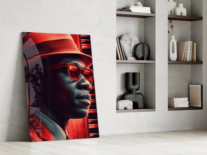 Jazz  Glass Wall Art || Designer Collection