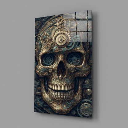 The Skull Glass Wall Art || Designer Collection