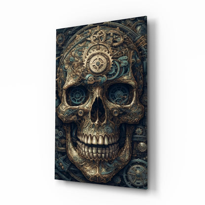 The Skull Glass Wall Art || Designer Collection