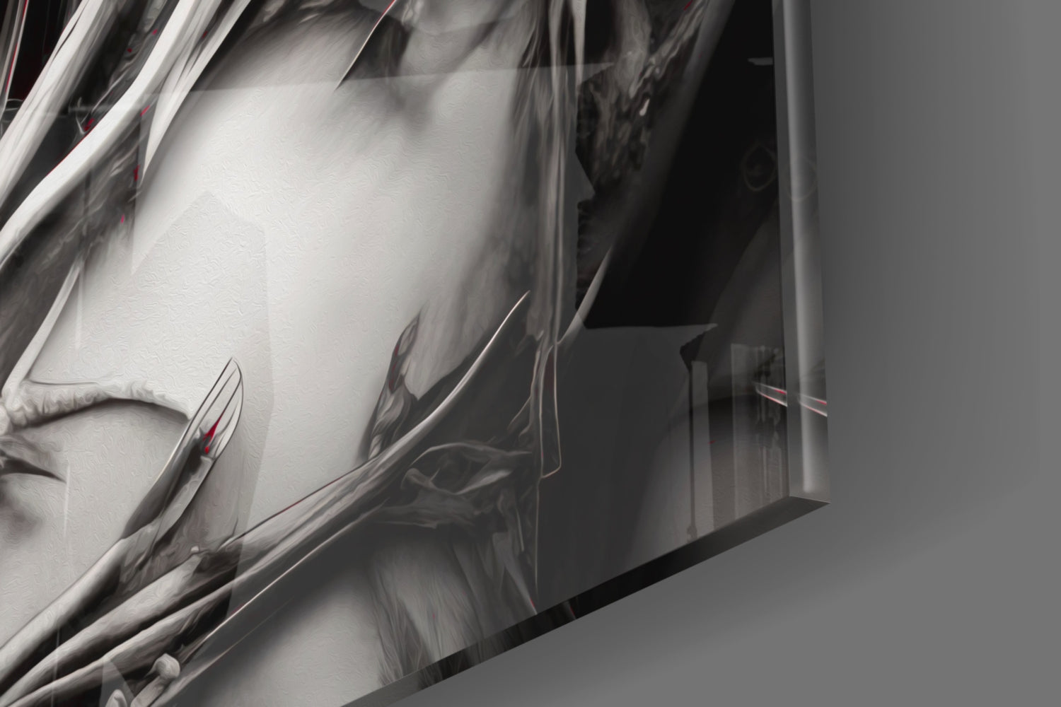 Warrior Glass Wall Art || Designer&