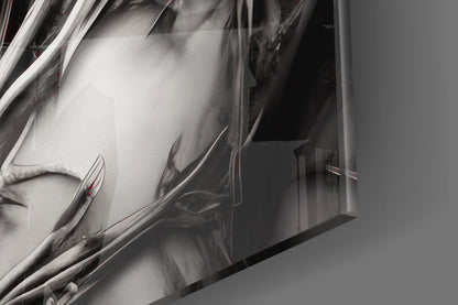 Warrior Glass Wall Art || Designer&