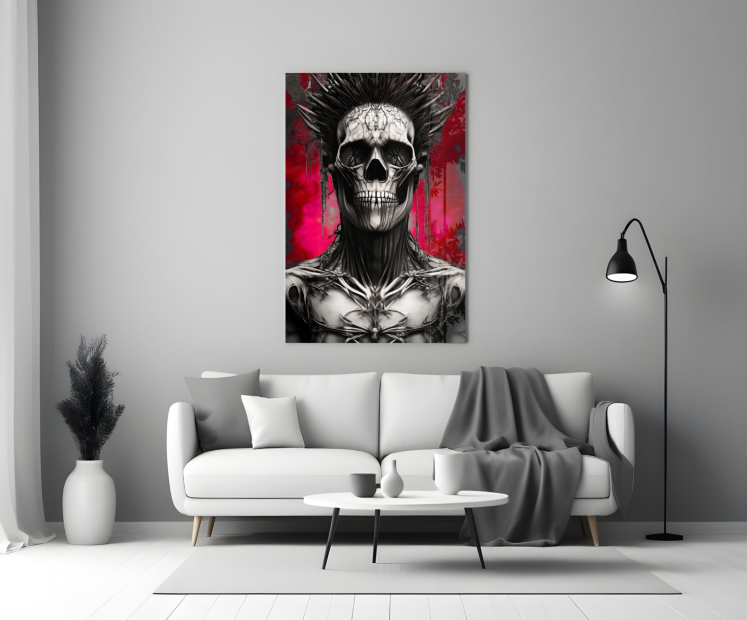 Warrior Glass Wall Art || Designer&