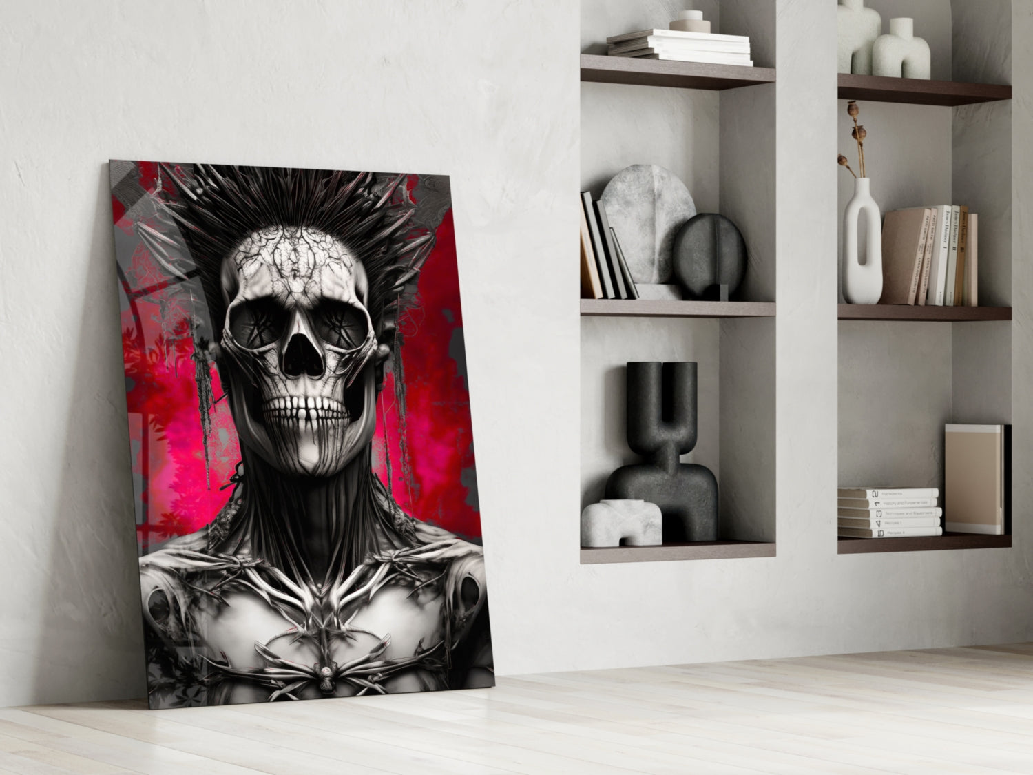 Warrior Glass Wall Art || Designer&