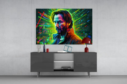 Modern Movie Star Portrait Glass Wall Art || Designer Collection