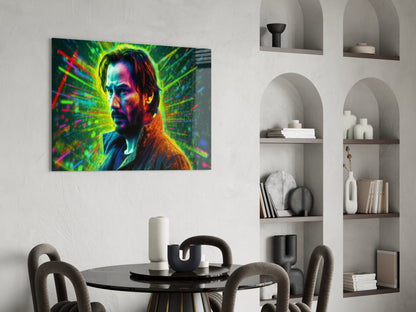 Modern Movie Star Portrait Glass Wall Art || Designer Collection