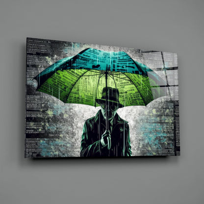 Rain of Answers Glass Wall Art || Designer Collection