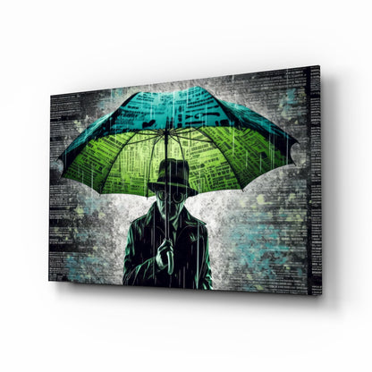 Rain of Answers Glass Wall Art || Designer Collection