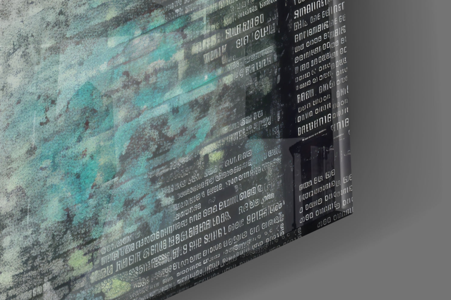 Rain of Answers Glass Wall Art || Designer Collection