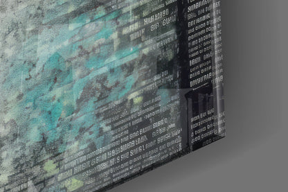 Rain of Answers Glass Wall Art || Designer Collection