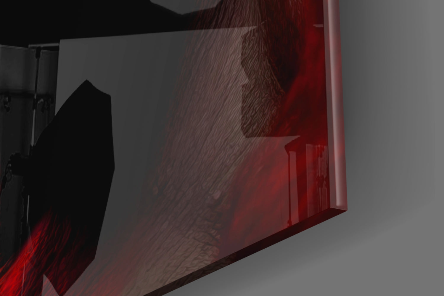 Ape the Thinker Glass Wall Art || Designer Collection