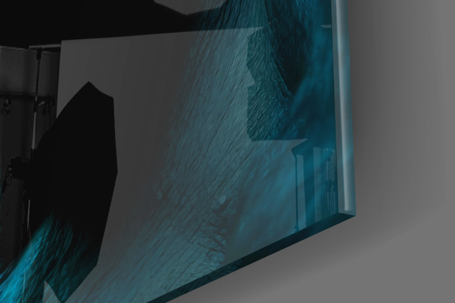 Ape the Thinker Glass Wall Art || Designer Collection