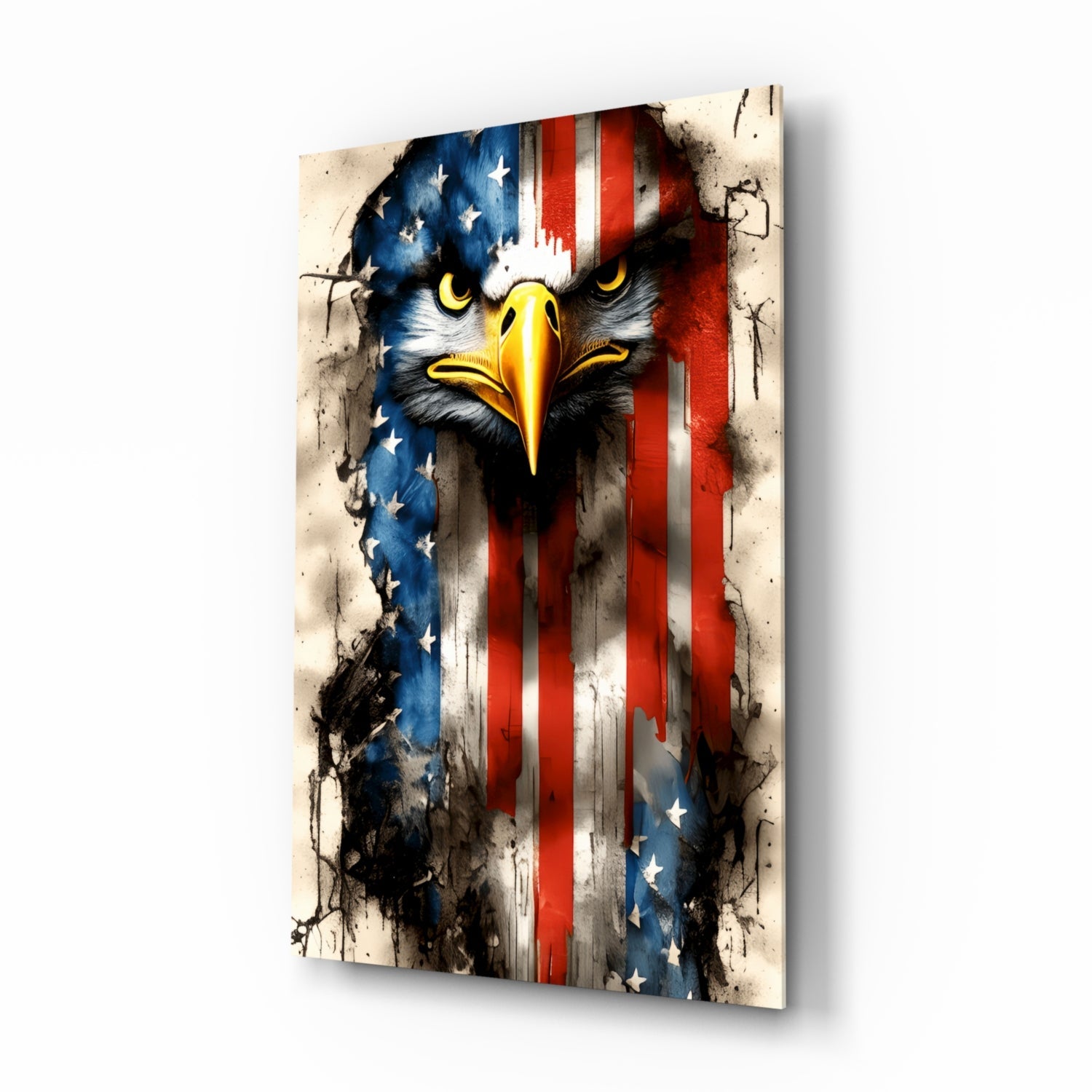 American Eagle Glass Wall Art || Designer Collection