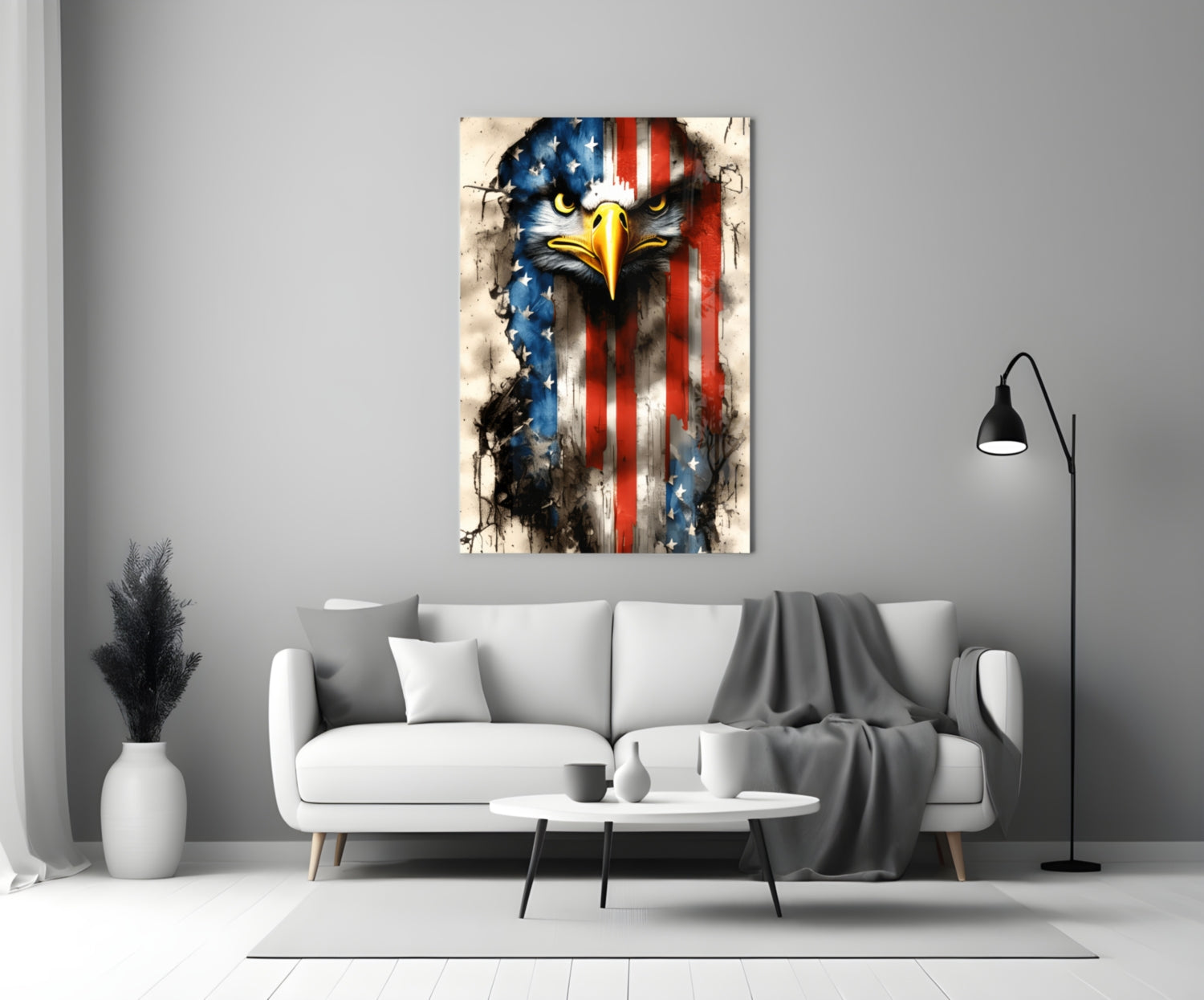 American Eagle Glass Wall Art || Designer Collection