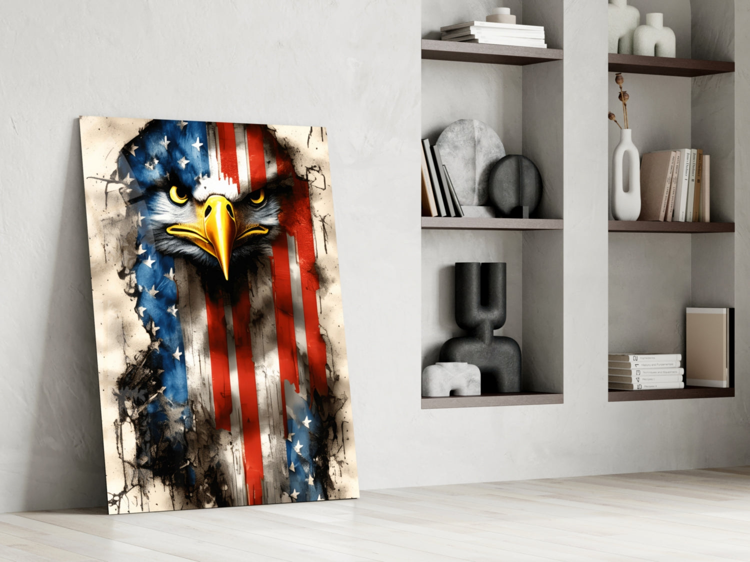American Eagle Glass Wall Art || Designer Collection