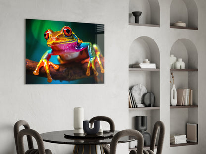Froglet Glass Wall Art || Designer Collection