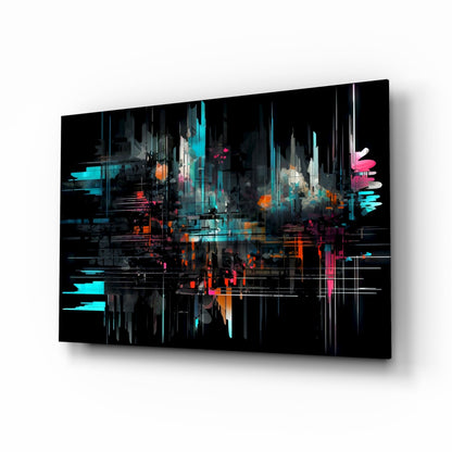 Color Sticks Glass Wall Art || Designers Collection