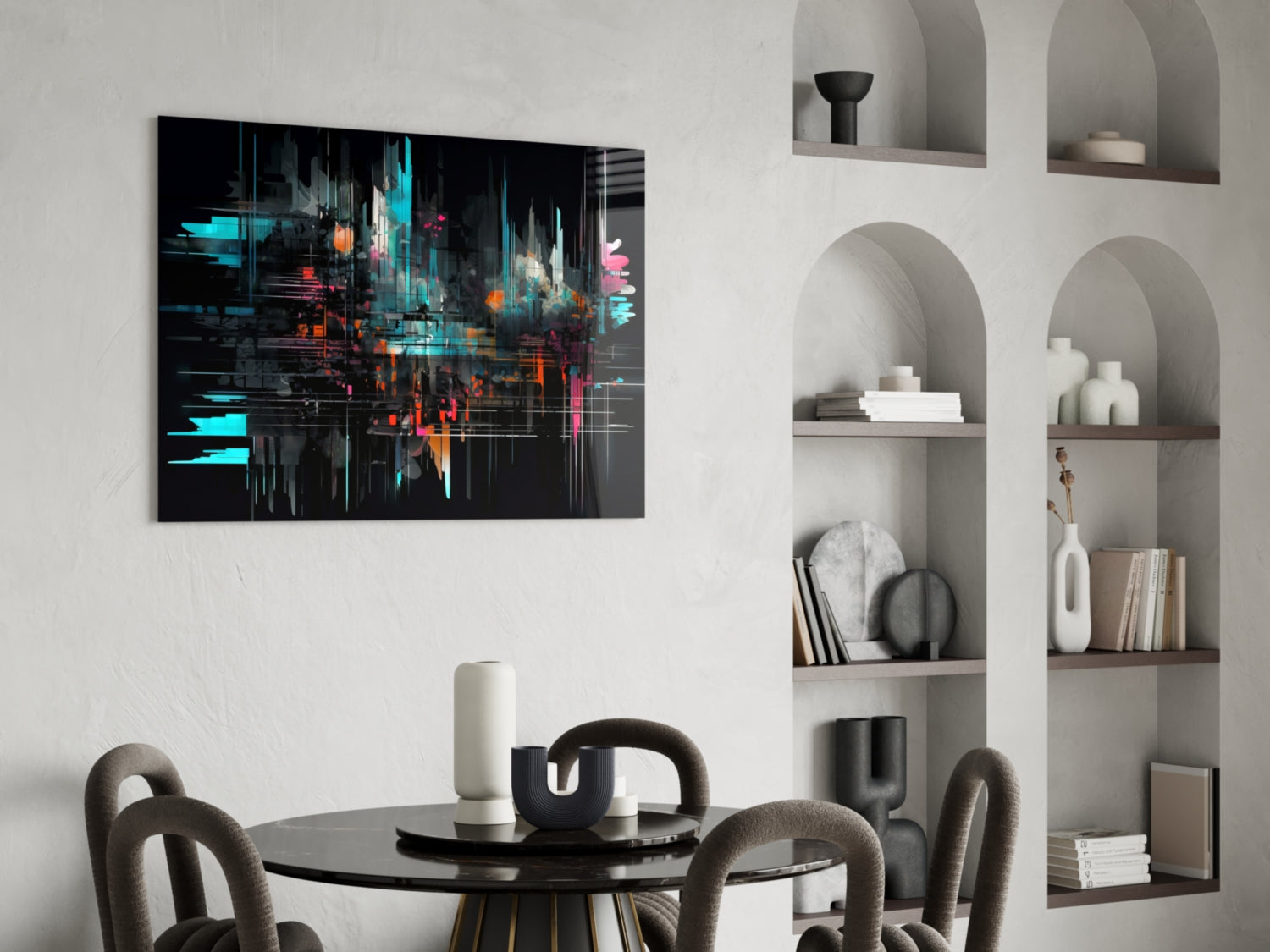 Color Sticks Glass Wall Art || Designers Collection