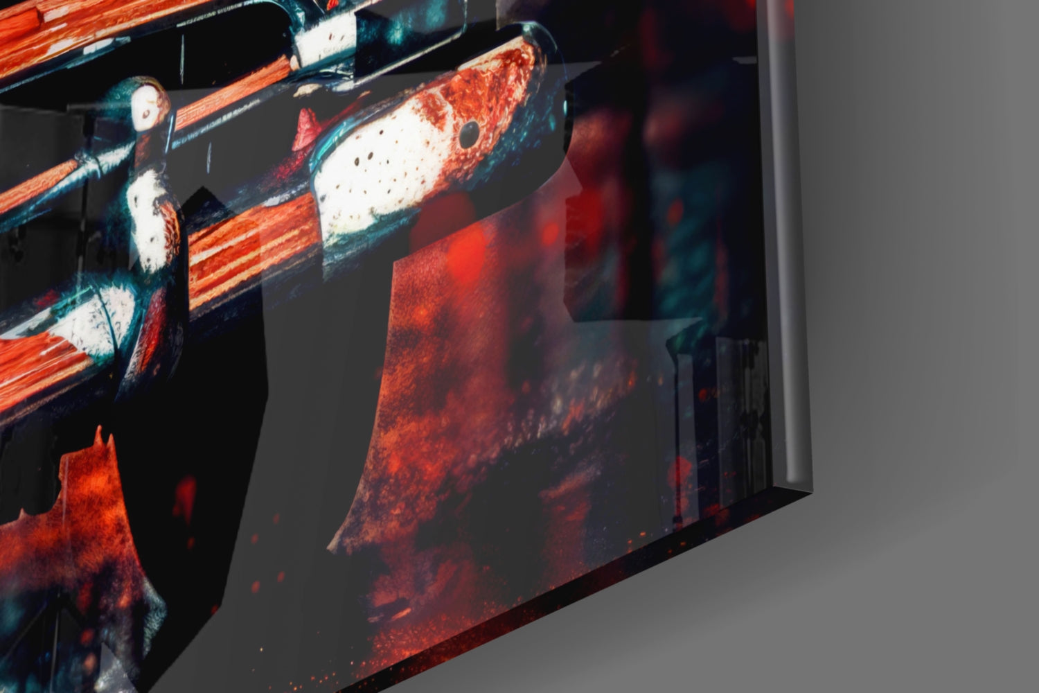 Vintage American Car Glass Wall Art || Designers Collection