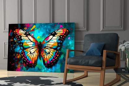 Butterfly Glass Wall Art || Designer Collection