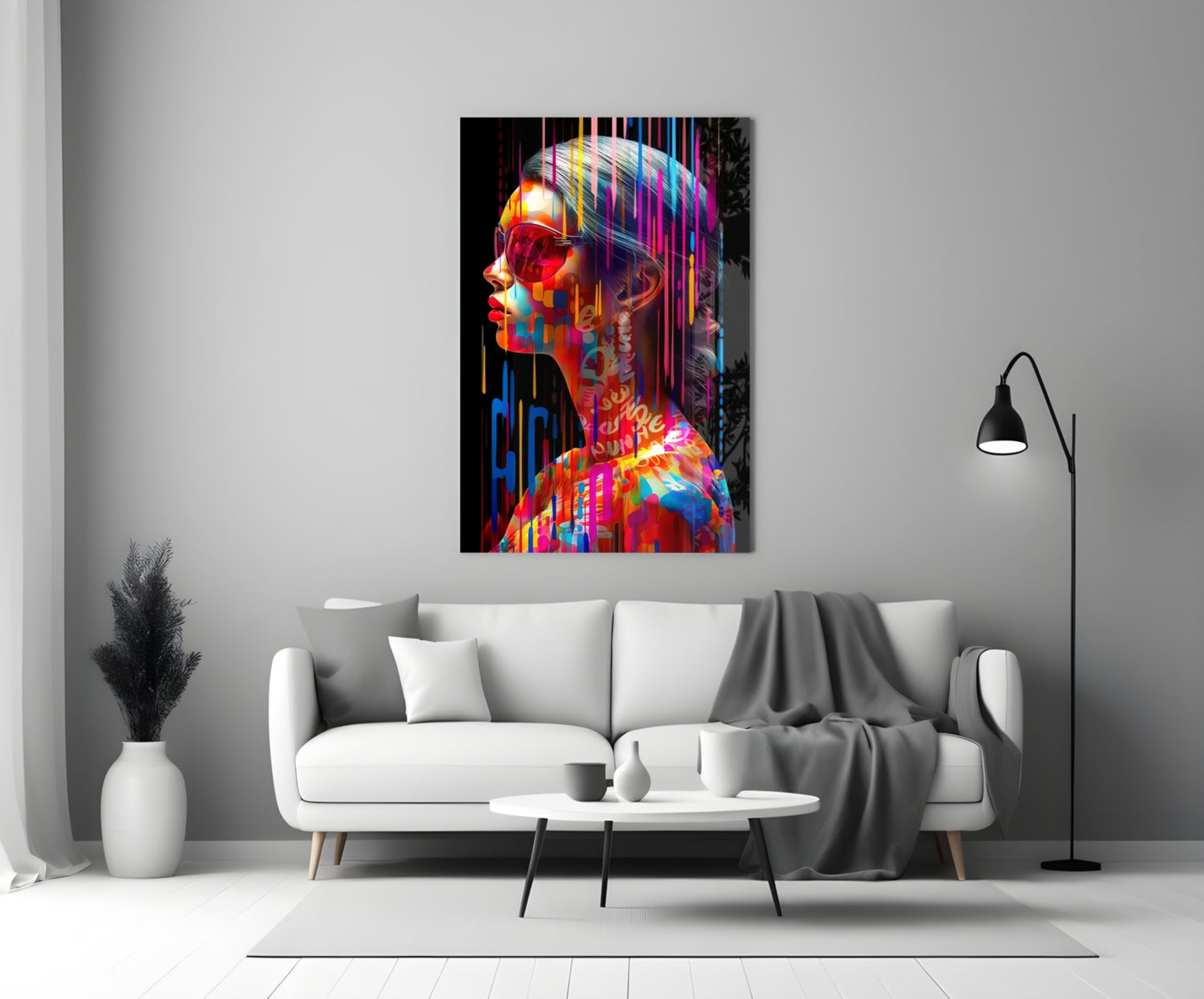Beauty in Colors Glass Wall Art || Designer Collection