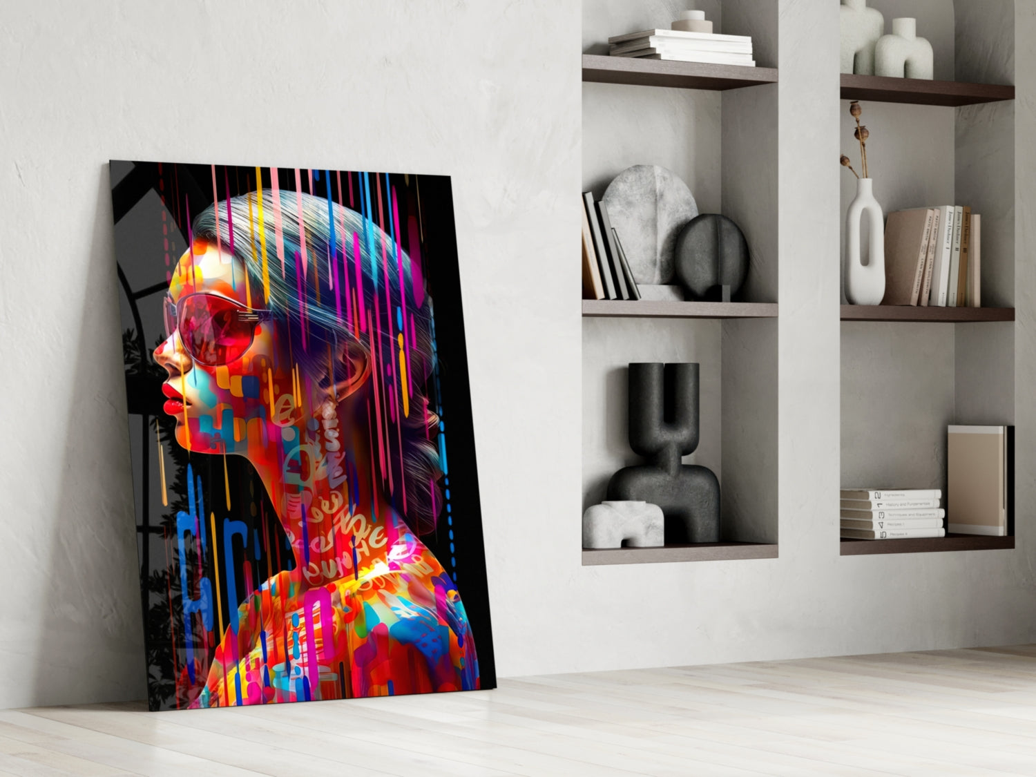 Beauty in Colors Glass Wall Art || Designer Collection