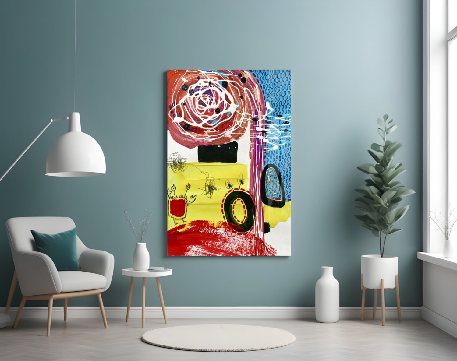 Mix Glass Wall Art || Designer Collection