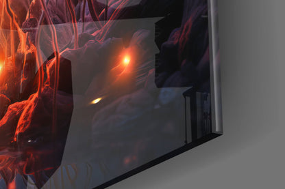 Magical Poppies Glass Wall Art || Designer Collection