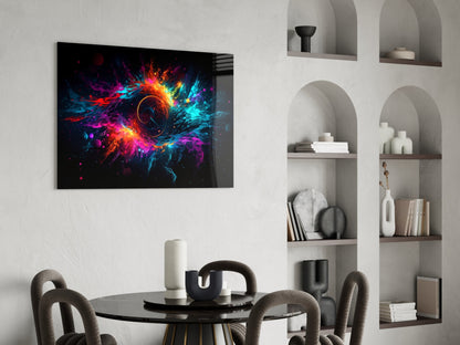 Colorful Hole Glass Wall Art || Designer Collection