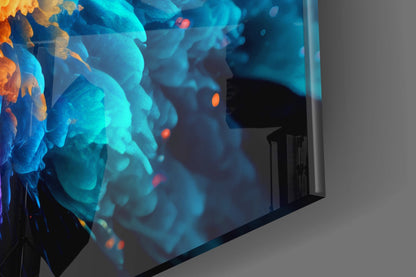 Color Flower Glass Wall Art || Designer Collection