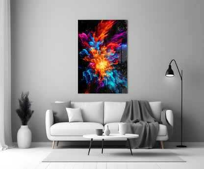 Color Flower Glass Wall Art || Designer Collection
