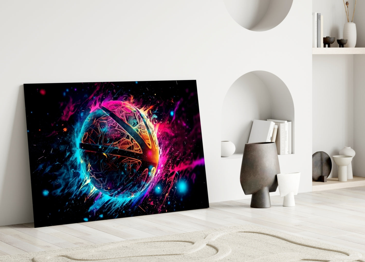 Fireball Glass Wall Art || Designer Collection