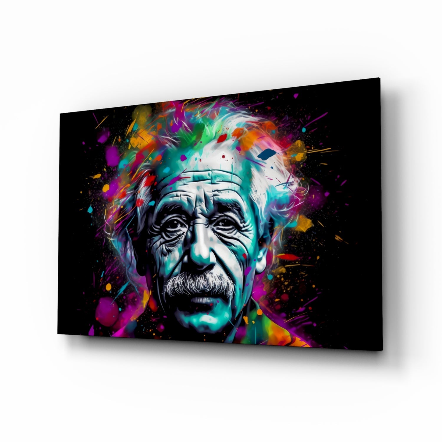Iconic Physicist Glass Wall Art || Designer Collection