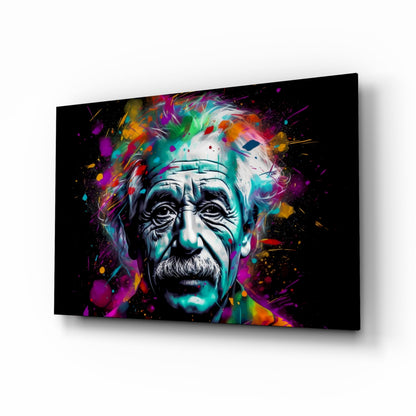 Iconic Physicist Glass Wall Art || Designer Collection