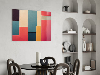 Rectangles  Glass Wall Art|| Designer&