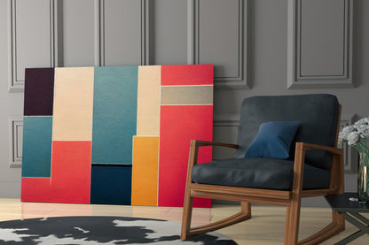 Rectangles  Glass Wall Art|| Designer&