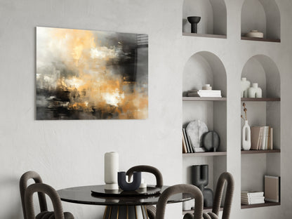 Abstract Glass Wall Art|| Designer&