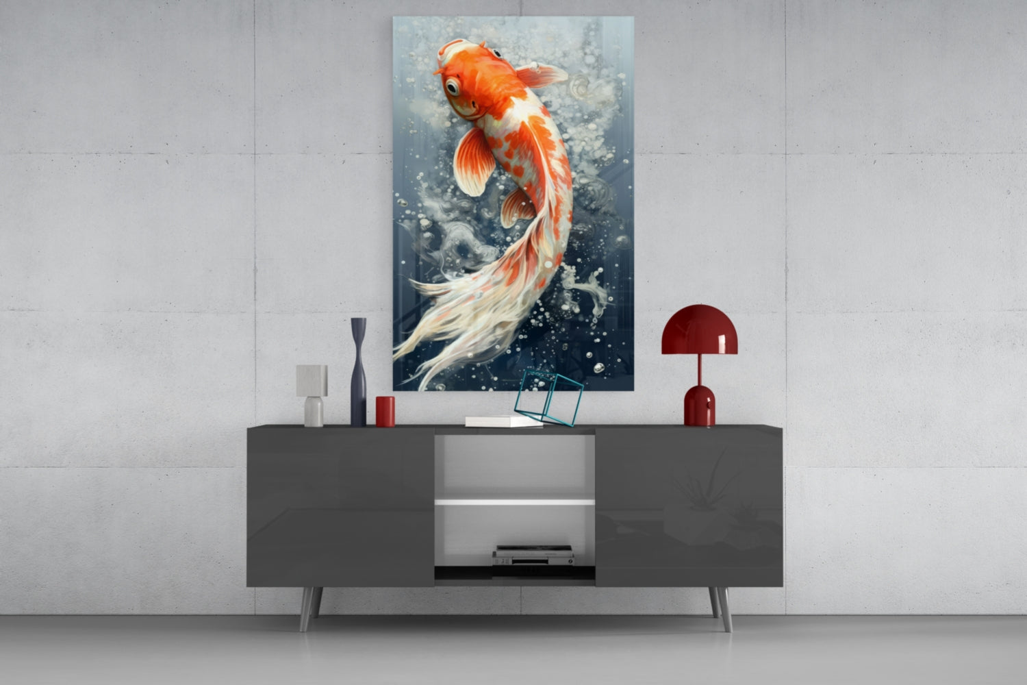 Angelfish Glass Wall Art|| Designer&