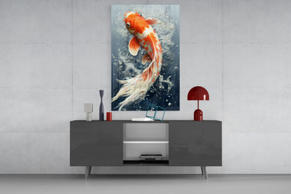 Angelfish Glass Wall Art|| Designer&