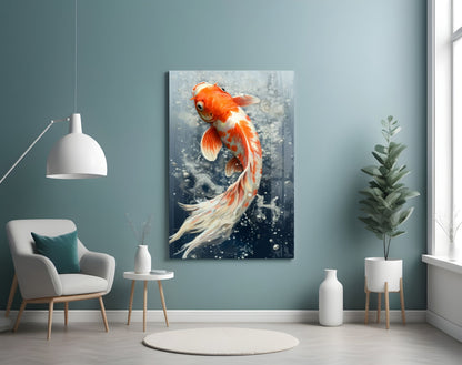 Angelfish Glass Wall Art|| Designer&