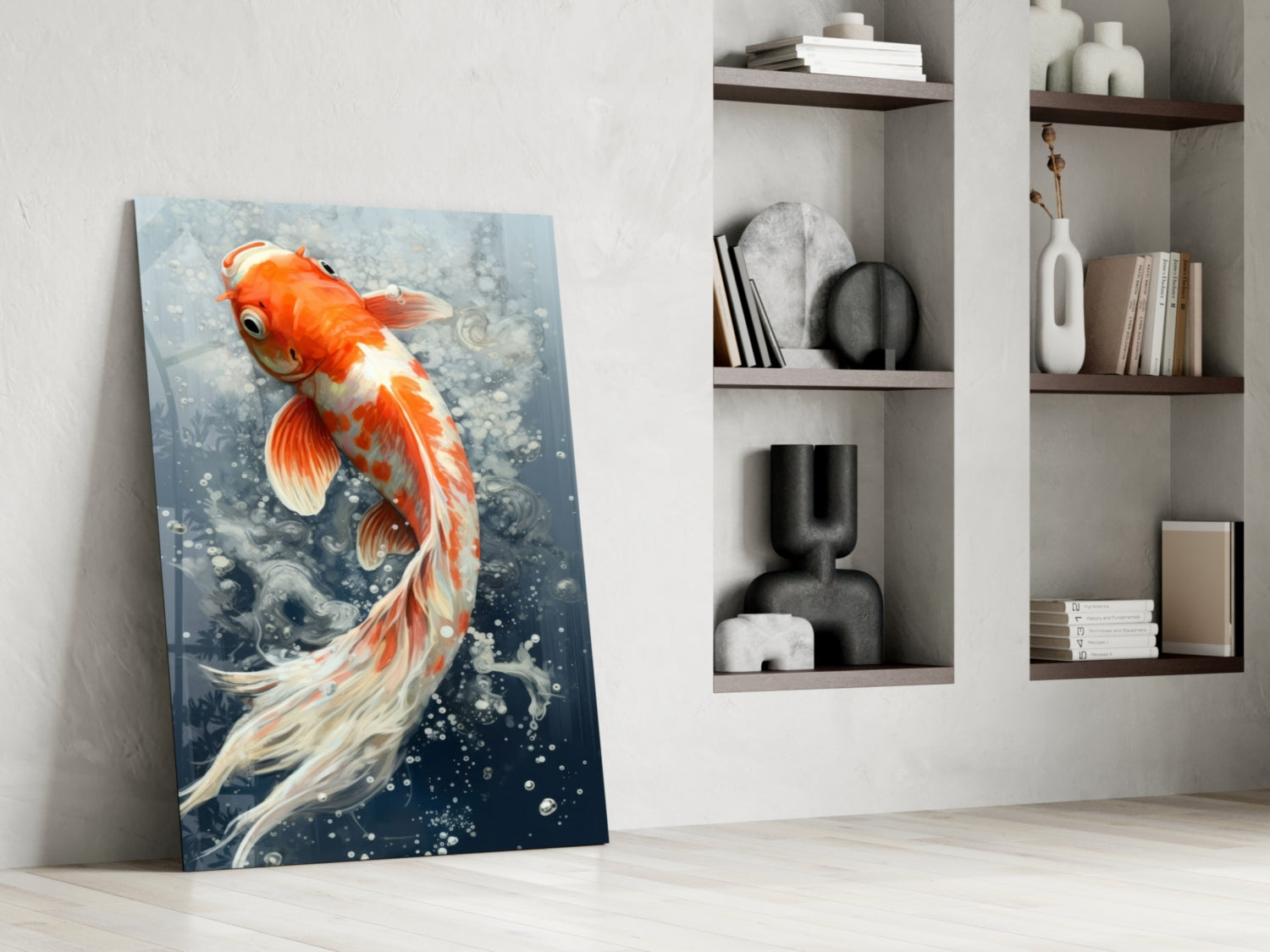 Angelfish Glass Wall Art|| Designer&