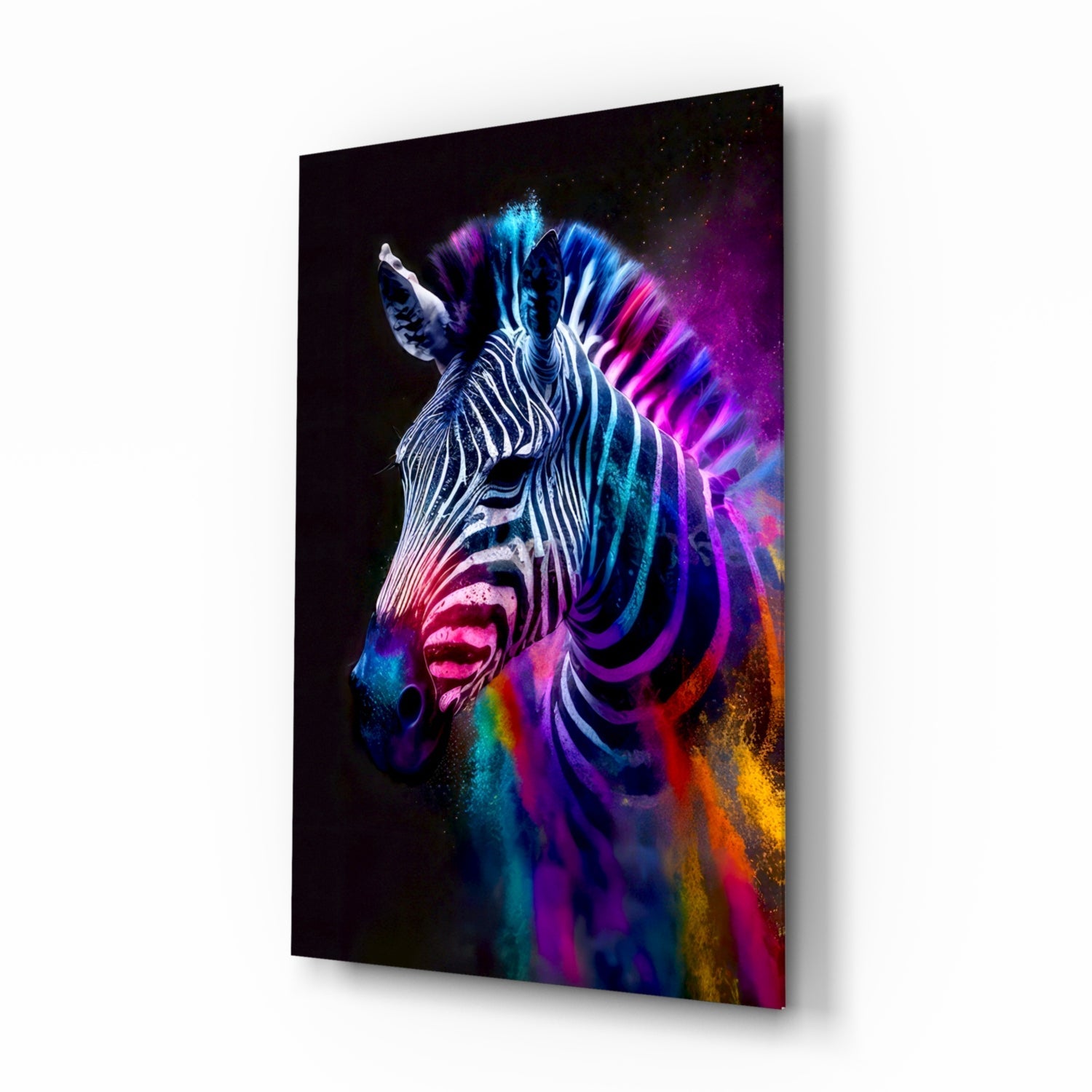 Zebra Glass Wall Art|| Designer&