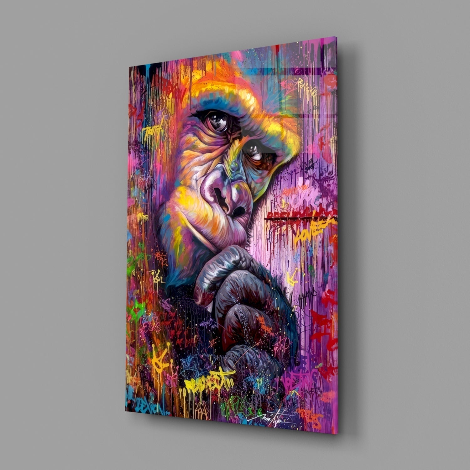 Emotional Glass Wall Art|| Designer&