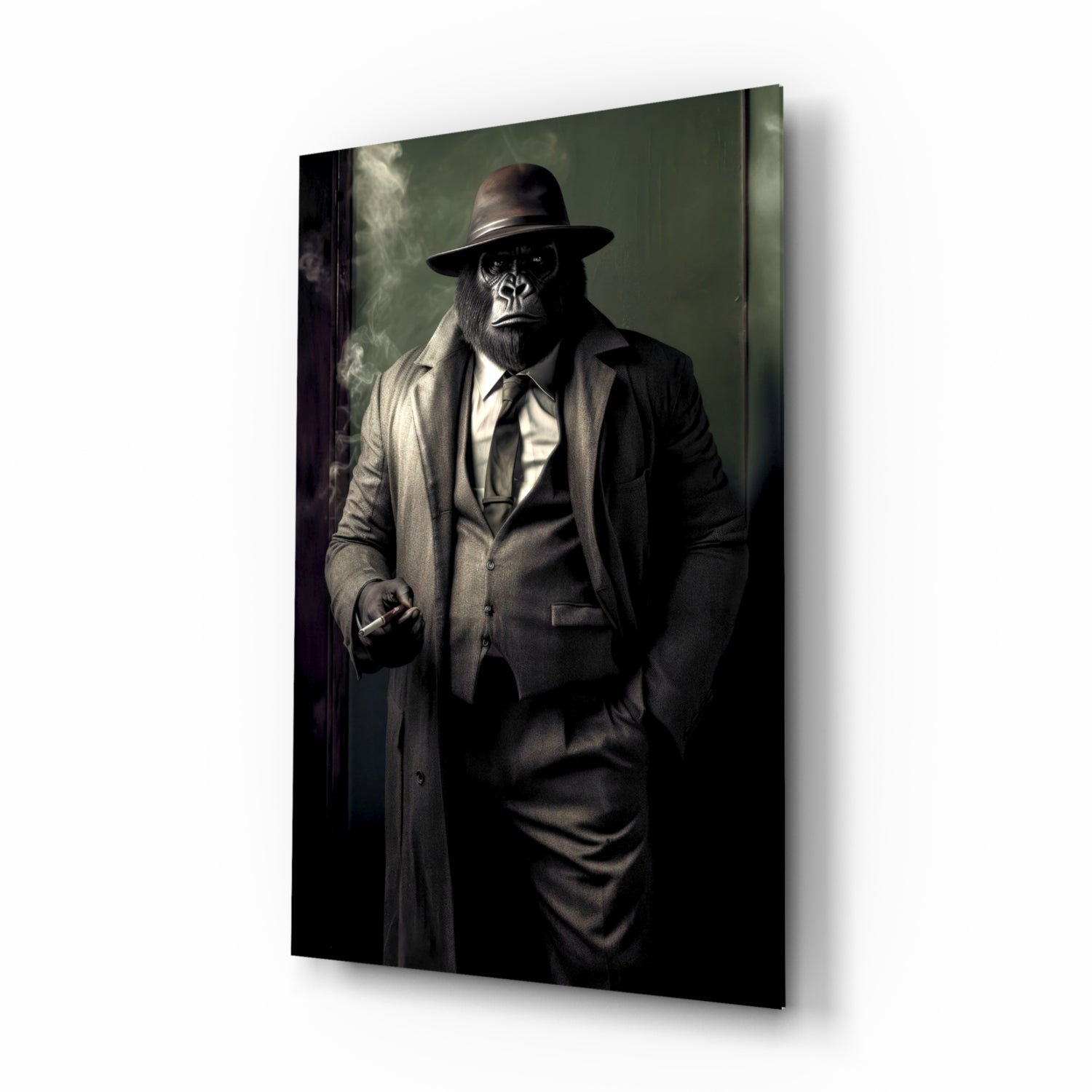 Mr, Inspector Glass Wall Art|| Designer&