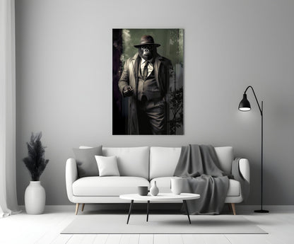 Mr, Inspector Glass Wall Art|| Designer&