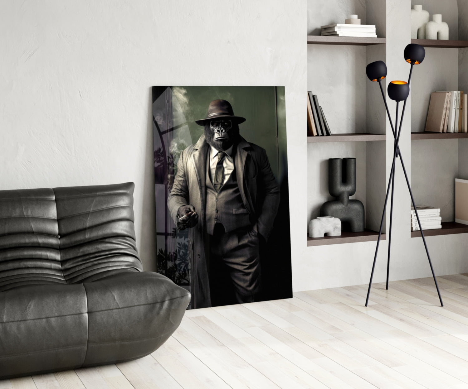 Mr, Inspector Glass Wall Art|| Designer&
