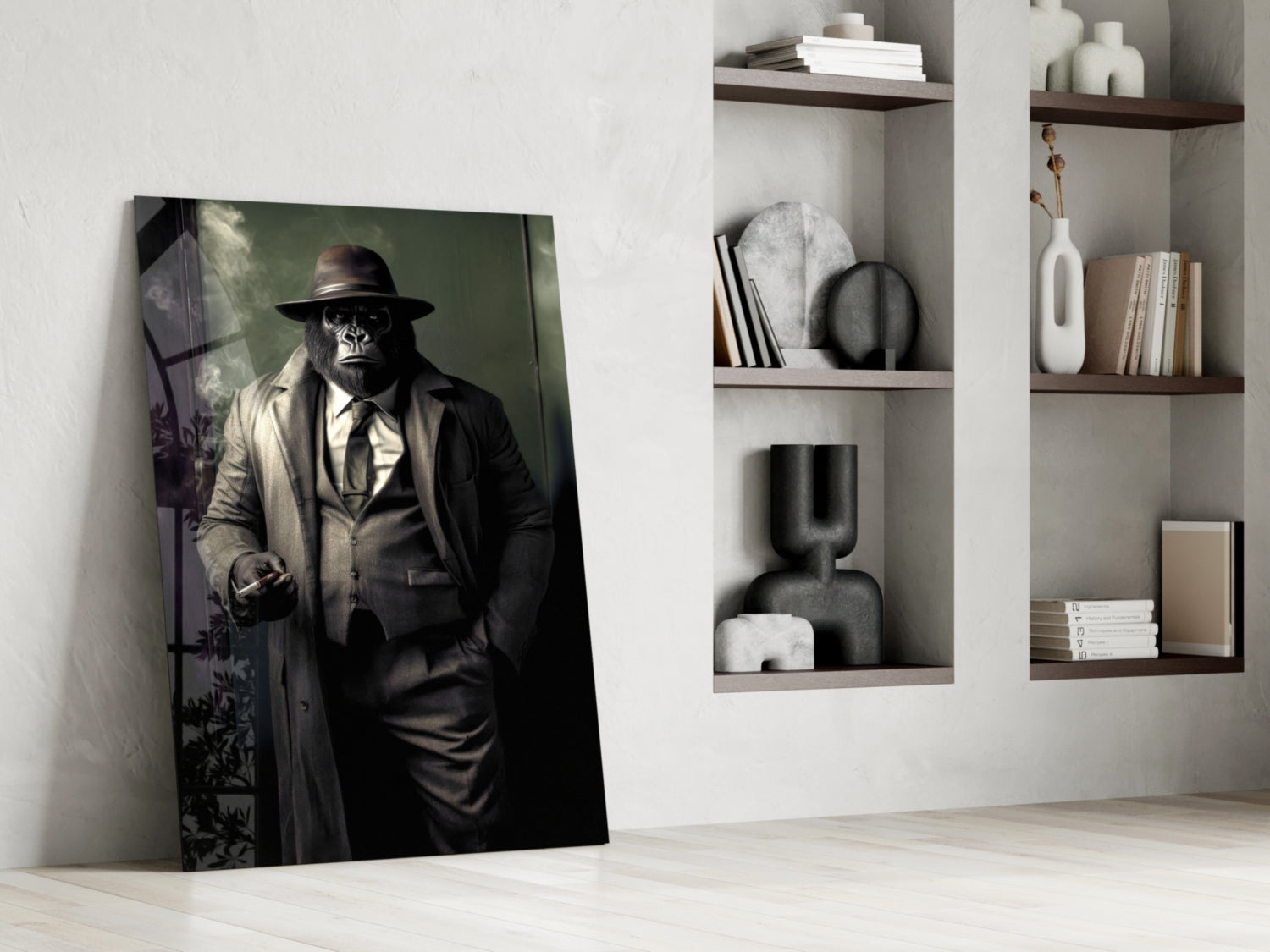 Mr, Inspector Glass Wall Art|| Designer&
