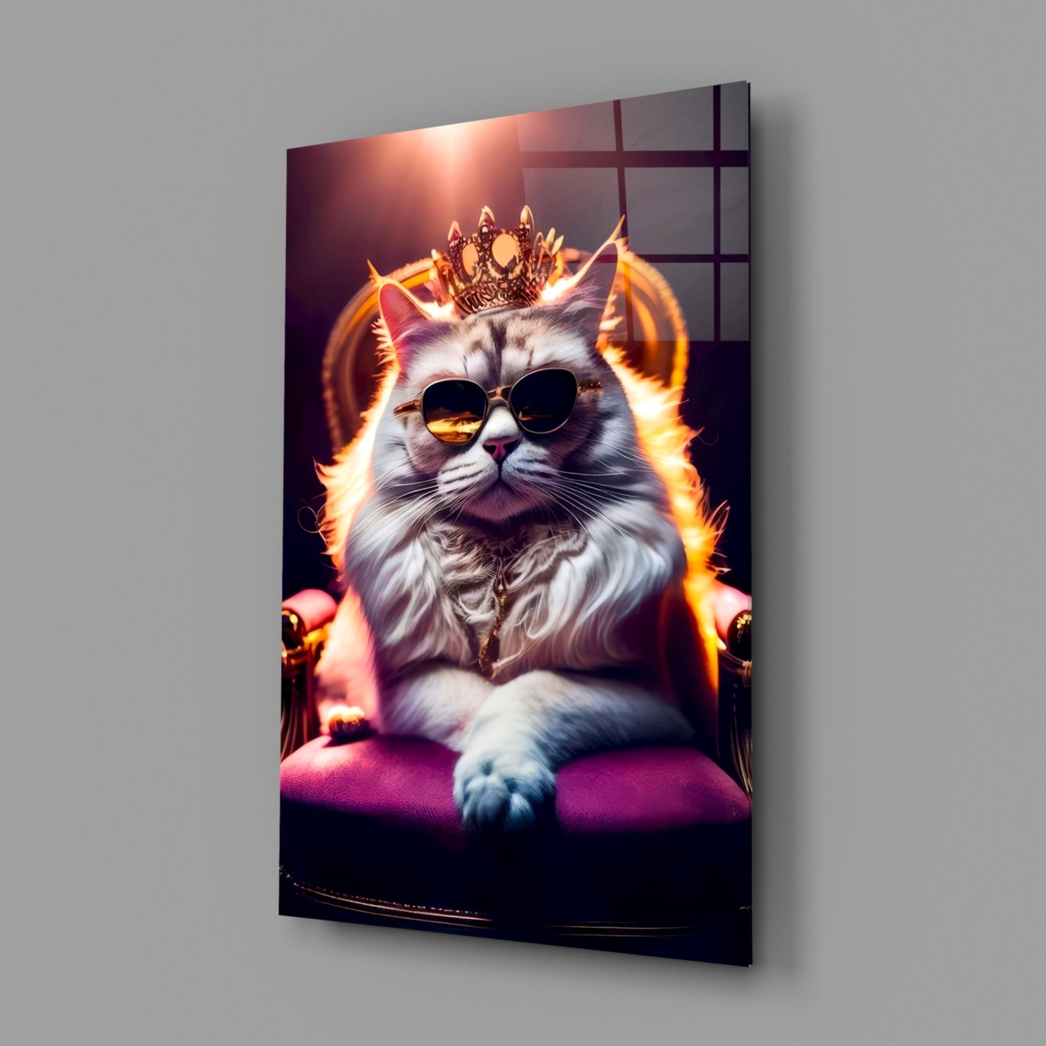 The Queen Glass Wall Art|| Designer&